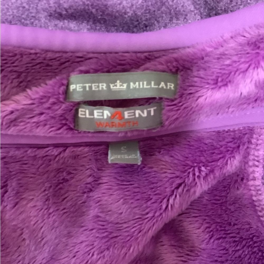 Peter Millar Womens Element 4 Warmth Purple Full Zip Jacket Size Small - Picture 6 of 7